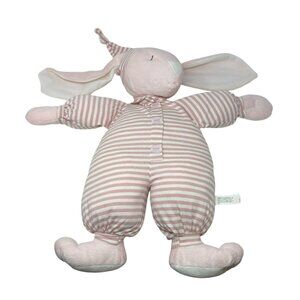 NORTH AMERICAN BEAR Sleepyhead Bunny Rabbit Plush 2008 Pink White Stripes